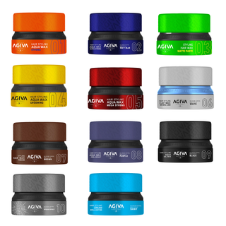 Agiva Hair Wax mit allen Farben - 11 Stück