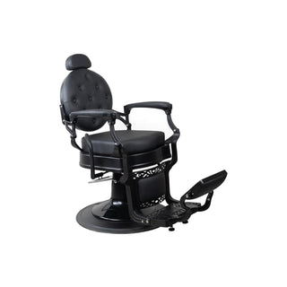 Barber Stuhl Royal komplett in Schwarz