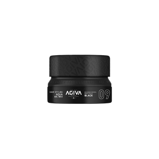 Agiva Hair Styling Aqua Gel Wax 09 - Black 155ML